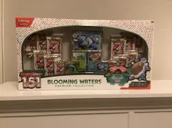 Pokemon TCG Scarlet & Violet 151 Blooming Waters Premium Collection Box Sealed - Image 1