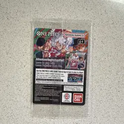 Bandai Namco Monkey.D.Luffy Holo US Voyage One Piece CCG Promo Card - Image 2