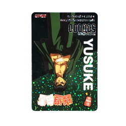 Yu Yu Hakusho TCG Yusuke Galaxy Prism Card by Oden-Ya Double Rare Copyright - Image 2