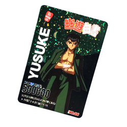 Yu Yu Hakusho TCG Yusuke Galaxy Prism Card by Oden-Ya Double Rare Copyright - Image 4