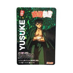 Yu Yu Hakusho TCG Yusuke Galaxy Prism Card by Oden-Ya Double Rare Copyright - Image 5