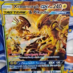 Xenomorph And Pikachu Pokemon Card - Image 3