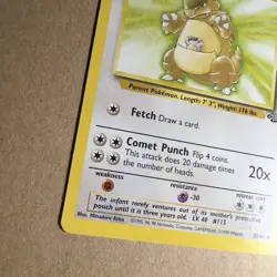 Kangaskhan 21/64 Jungle Pokemon Card WOTC - Image 3