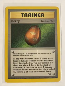 Berry 99/111 | Trainer | Common | Unlimited | Pokemon WOTC Neo Genesis Card NM - Image 1