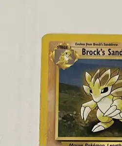 Pokemon TCG Brock's Sandslash Gym Heroes Unlimited Card 23/132 Regular Rare - Image 3