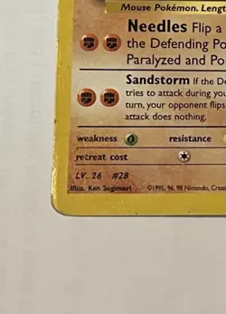 Pokemon TCG Brock's Sandslash Gym Heroes Unlimited Card 23/132 Regular Rare - Image 5