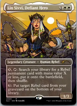 Lin Sivvi, Defiant Hero Secret Lair Countdown Kit NM Normal - Image 1