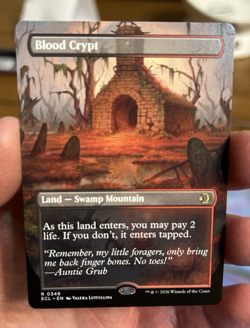 Blood Crypt (Borderless) Lorwyn Eclipsed Regular Double Sided - Image 1