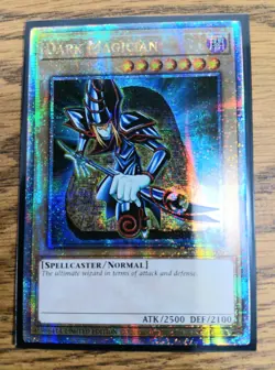 YUGIOH! Dark Magician 25th Quarter Century Secret Rare LIMITED ED LC01-EN005 - Image 1