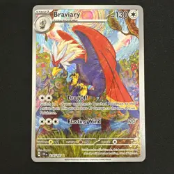 Pokemon TCG Braviary 214/191 Surging Sparks Illustration Rare NM - Image 1