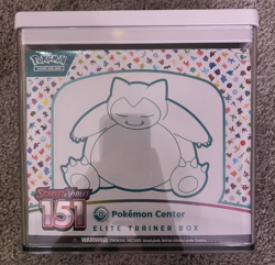 Pokemon TCG 151 Pokemon Center Elite Trainer Box ETB New Sealed with Case 820650854668 - Image 1