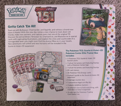 Pokemon TCG 151 Pokemon Center Elite Trainer Box ETB New Sealed with Case 820650854668 - Image 5