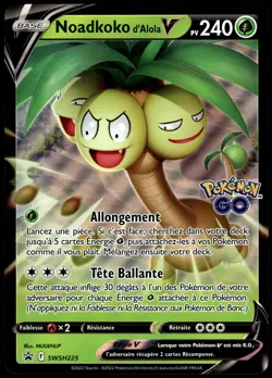 JUMBO Carte Pokemon NOADKOKO SWSH225 PROMO V Epee et Bouclier FR - Image 1