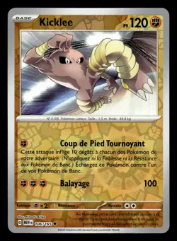 Carte Pokemon Reverse Kicklee 106/165 MEW 151 Ecarlate Violet FR NEUVE - Image 1