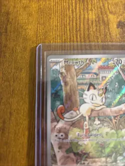 Meowth Illustration Rare Holo Me02 Phantasmal Flames 106/094 Pokemon TCG - Image 2