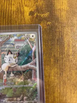 Meowth Illustration Rare Holo Me02 Phantasmal Flames 106/094 Pokemon TCG - Image 3