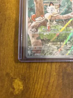 Meowth Illustration Rare Holo Me02 Phantasmal Flames 106/094 Pokemon TCG - Image 5