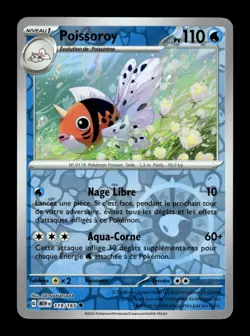 Carte Pokemon Poissoroy Reverse 119/165 151 Francais - Image 1