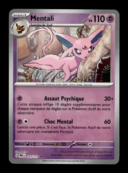 Carte Pokemon Mentali POKEBALL 033/131 Evolutions Prismatiques Francais - Image 1