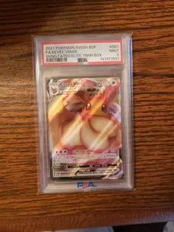 Pokemon Eevee VMAX Promo SWSH087 PSA 9 - Image 1
