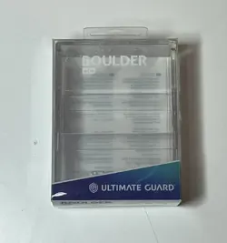ULTIMATE GUARD BOULDER 40+ CLEAR DECK CASE Card Storage Box Standard Size ccg - Image 1