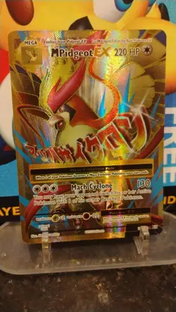 M PIDGEOT EX Evolutions XY Series POKEMON Full-Art Holo 2016 Trading Card 105 - Image 1