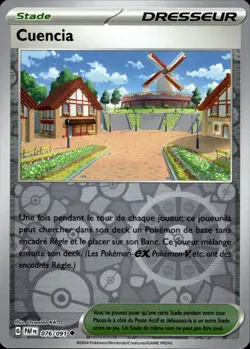 Carte Pokemon CUENCIA 076/091 REVERSE EV4.5 Destinee De Paldea PAF FR NEUVE - Image 1