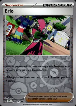 Carte Pokemon ERIO 077/091 REVERSE EV4.5 Destinee De Paldea PAF FR NEUF - Image 1