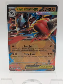 Mega Lucario ex - 012 012 Holo Promo ME: Mega Evolution Promo Pokemon NM - Image 1