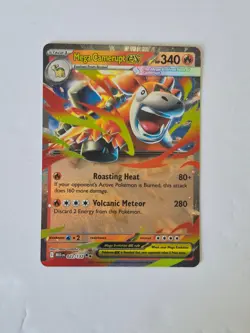 Mega Camerupt ex 022/132 Double Rare Mega Evolution Pokemon Holo Near Mint - Image 1