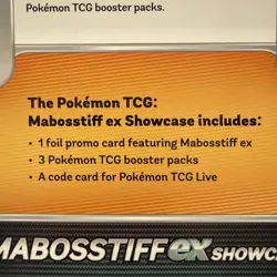Pokemon TCG: Mabosstiff EX Showcase Box Sealed - Image 3