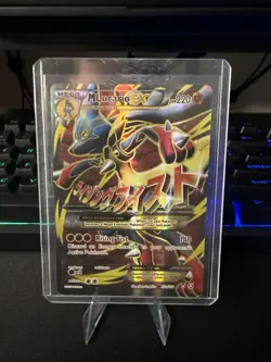 Pokemon Mega Lucario EX TCG Full Art Holo - Image 1