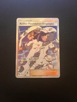Pokemon - Aether Foundation Employee - SV81/SV94 - S&M Hidden Fates - Image 1