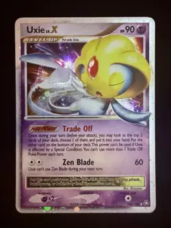 Uxie LV X 146/146 - Legends Awakened - Holo Ultra Rare Pokemon TCG Card LP - Image 2