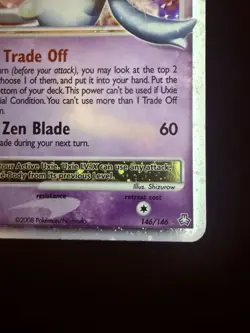 Uxie LV X 146/146 - Legends Awakened - Holo Ultra Rare Pokemon TCG Card LP - Image 5