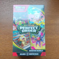 Pokemon Tcg Mega Evolution Perfect Order Booster Bundle new Factory Sealed - Image 1