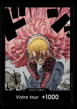 ONE PIECE CARD GAME RARE HOLO CARTE FRANCAISE OP10 DON R FR JCC MINT - Image 1