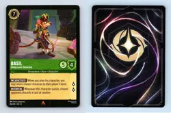 Basil #86/204 Lorcana Reign Of Jafar 2025 Disney Rare TCG Card - Image 1