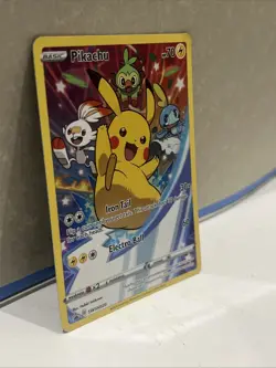 Pokemon Pikachu TCG SWSH020 Black Star Promo Holo Card - Image 2