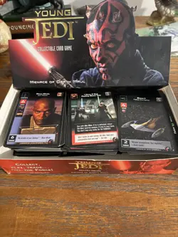 Young Jedi Collectible card game 2 Box & Cards Star Wars Epsiode 1 - Image 2
