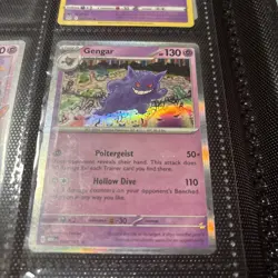 2023 Pokemon TCG Gengar 094 Scarlet & Violet 151 MEW Reverse Holo Rare Card NM+ - Image 1