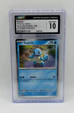 Squirtle - 048 (Cosmos Holo) 048 Sv: Scarlet & Violet Promo Card CGC 10 Holo - Image 1