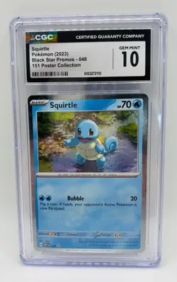 Squirtle - 048 (Cosmos Holo) 048 Sv: Scarlet & Violet Promo Card CGC 10 Holo - Image 2