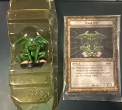Yugioh Dungeon Dice Monsters DDM Feral Imp B2-08 Figure With Card - Image 1