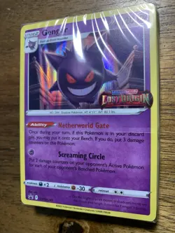 Pokemon GENGAR Lost Origin Promo Build And Battle Card Mint New SS - Image 2