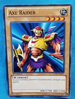 YuGiOh Cards - Axe Raider - LCJW-EN007 **Near Mint** - Image 1