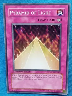 YuGiOh Cards - Pyramid of Light - MOV-EN004 ..slight damage.. - Image 1
