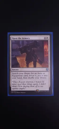 Open the Armory Commander Legends Regular Near Mint MTG Card - Image 1