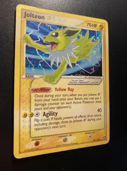 Pokemon Card-Jolteon-Gold Star-Holo-Ex Power Keepers-101/108-ENG-Good - Image 3
