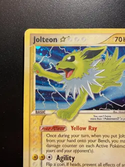 Pokemon Card-Jolteon-Gold Star-Holo-Ex Power Keepers-101/108-ENG-Good - Image 5